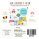 Lenjerie pentru patut, 120x60 cm, 3 piese, Masinute, Fic Baby 763723