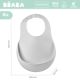 Baveta din silicon, Light Grey, Beaba 502843