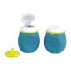 Set pentru masa 2 in 1 Babysqueez, Albastru, Beaba 502932