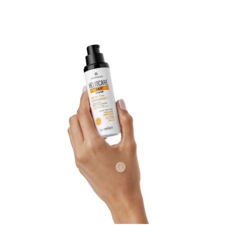 Gel Oil Free cu pigment de colorare si SPF 50 Heliocare 360º Color, Pearl, 50 ml, Cantabria Labs 595245