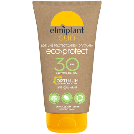 Lotiune protectoare hidratanta cu SPF30 Eco Protect, 150 ml, Elmiplant Sun