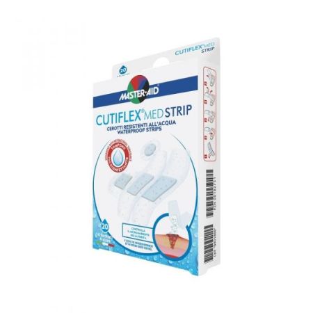 Plasturi impermeabili Cutiflex Strip, 20 bucati