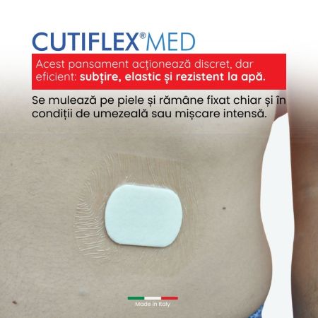 Pansament impermeabil Cutiflex Med, 10x8 cm, 5 bucati, Master-Aid 718804