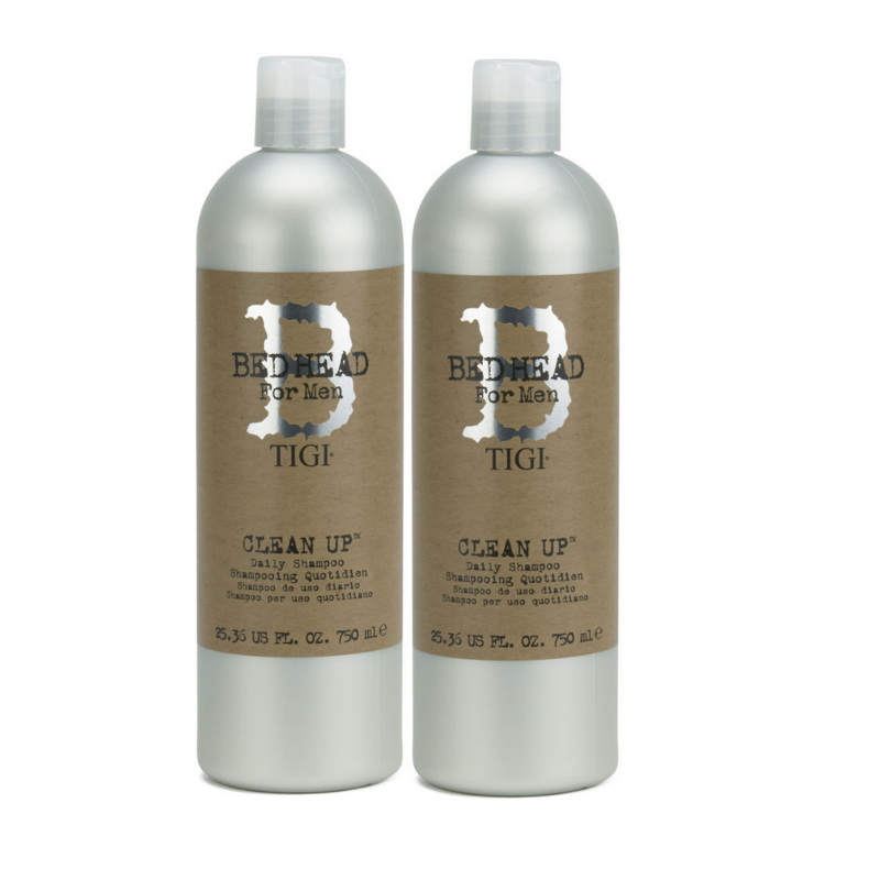 Pachet Sampon + Balsam pentru barbati Bed Head for Men Clean Up Daily, 750 + 750 ml, Tigi