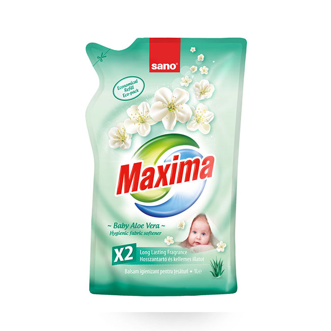 Balsam de rufe cu Aloe Vera Maxima Baby, 1 litru, Sano