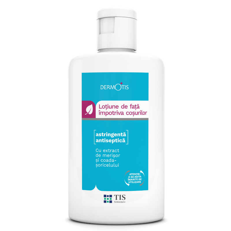 Lotiune de fata impotriva cosurilor DermoTis, 60 ml, Tis Farmaceutic