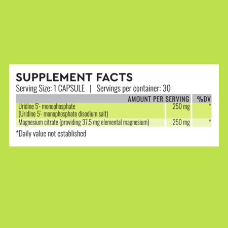 Uridine, 250 mg, 30 capsule, Good Routine 776893