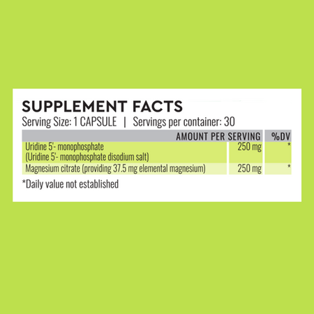 Uridine, 250 mg, 30 capsule, Good Routine 776893