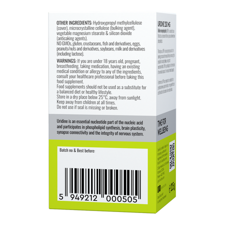 Uridine, 250 mg, 30 capsule, Good Routine 776900