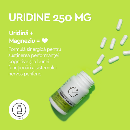 Uridine, 250 mg, 30 capsule, Good Routine 776891