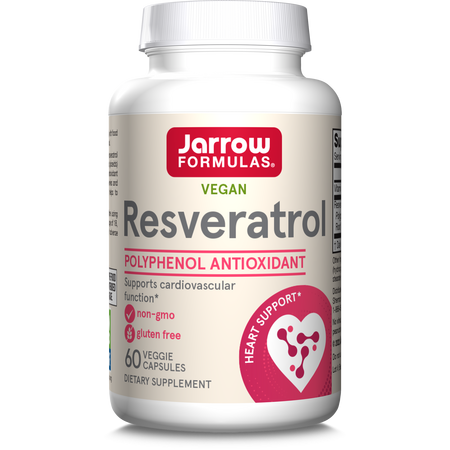Resveratrol, 100 mg, 60 capsule vegetale, Jarrow Formulas