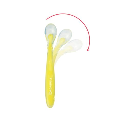 Set 6 lingurite flexibile colorate, Badabulle 503795
