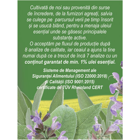 Ceai de salvie, 20 plicuri, Fares 720762