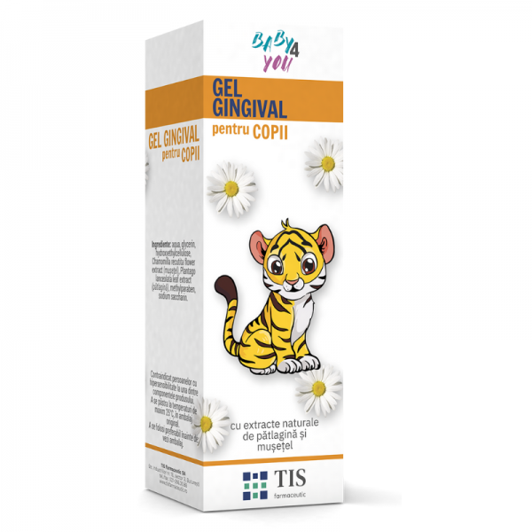 Gel gingival pentru copii Baby 4 You, 20 ml, Tis Farmaceutic