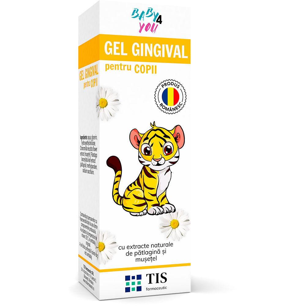Gel gingival pentru copii Baby 4 You, 20 ml, Tis Farmaceutic