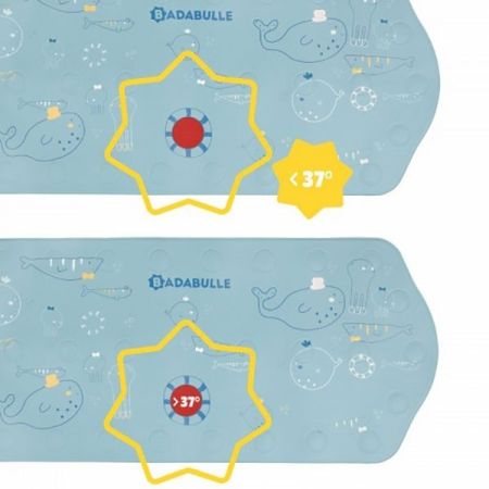 Covor antiderapant cu senzor de temperatura pentru cada, Badabulle 503857