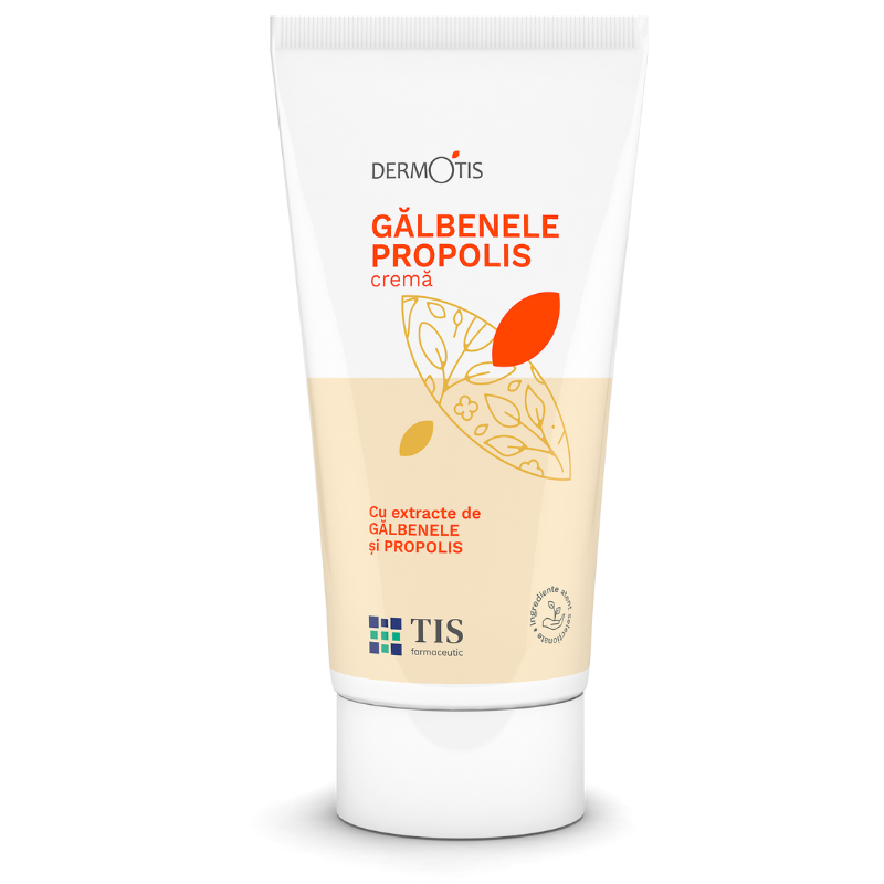 Crema cu galbenele si propolis, 50 ml, Tis Farmaceutic