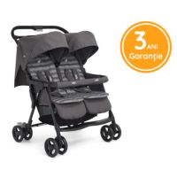 Carucior pentru gemeni Aire Twin, Dark Pewter, Joie