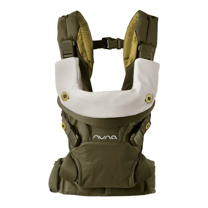 Marsupiu ergonomic Cudl Olive, 0 - 3 ani, Nuna