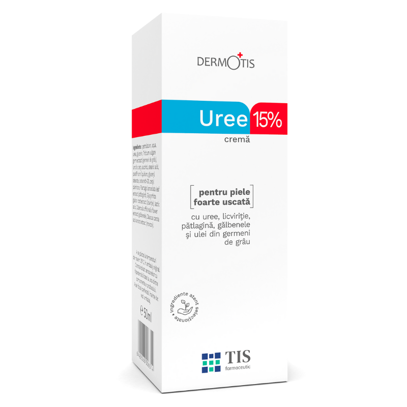 Crema cu uree 15% DermoTis, 50 ml, Tis Farmaceutic