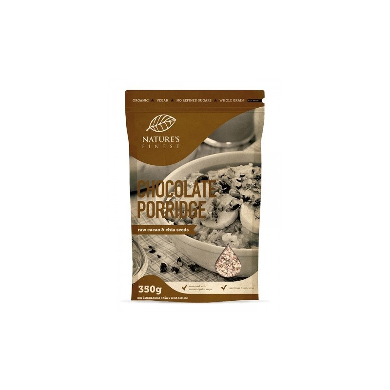 Ciocolata Bio cu terci, 350 g, Natures Finest