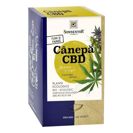 Ceai eco de plante si canepa CBD