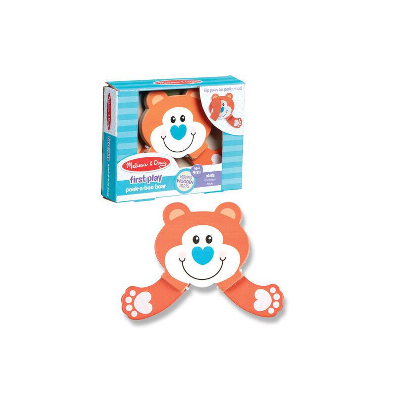 Jucarie pentru bebe Ursulet Cucu Bau, Melissa&Doug