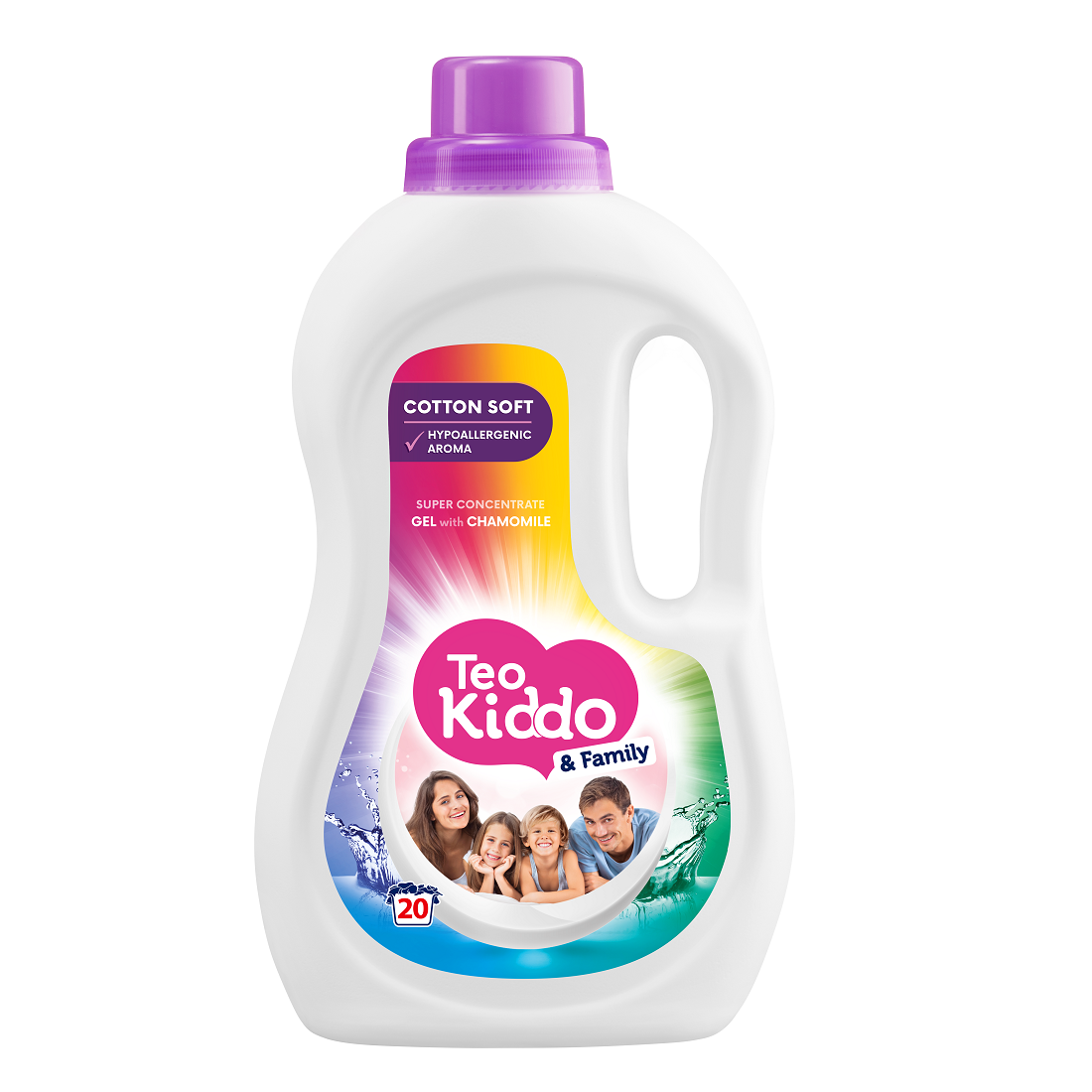 Detergent lichid cu extract de musetel Teo Kiddo, 1.1 L, Teo Bebe