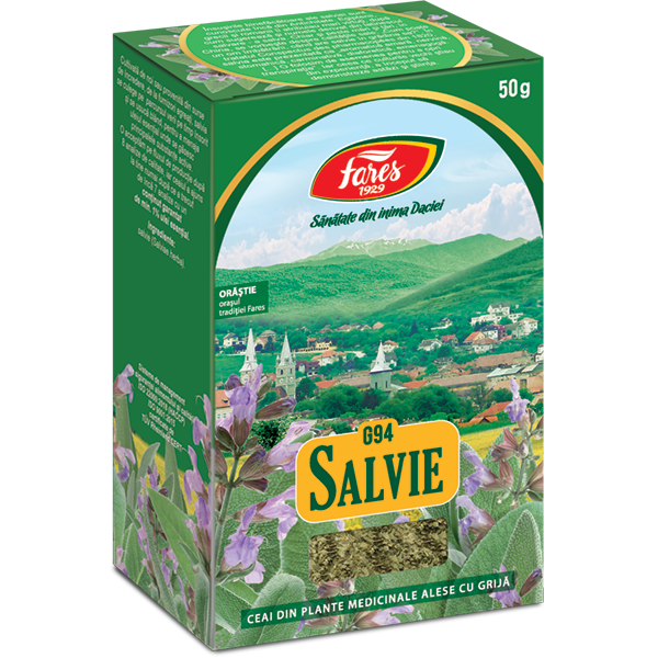 Ceai de salvie, 50 gr, Fares