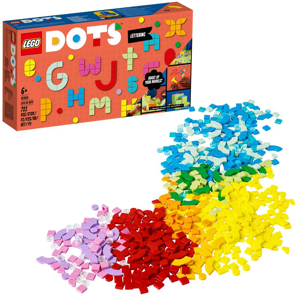 O multime de piese Lego Dots, +6 ani, 722 piese, 41950, Lego