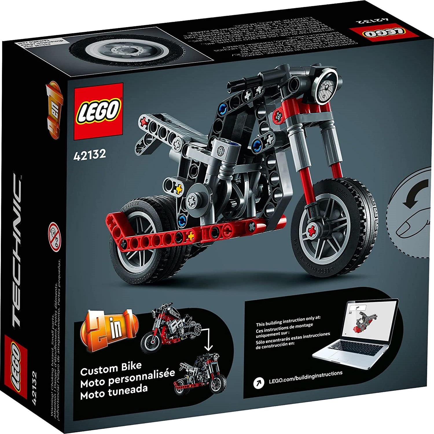 Motocicleta Lego Technic, 42132