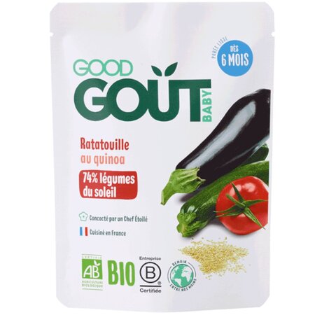 Mancare Bio ratatouille cu quinoa, +6 luni, 190 g