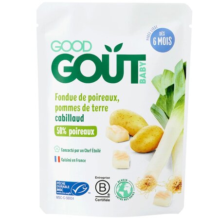 Mancare Fondue de cod cu praz si cartofi, +6 luni, 190 g
