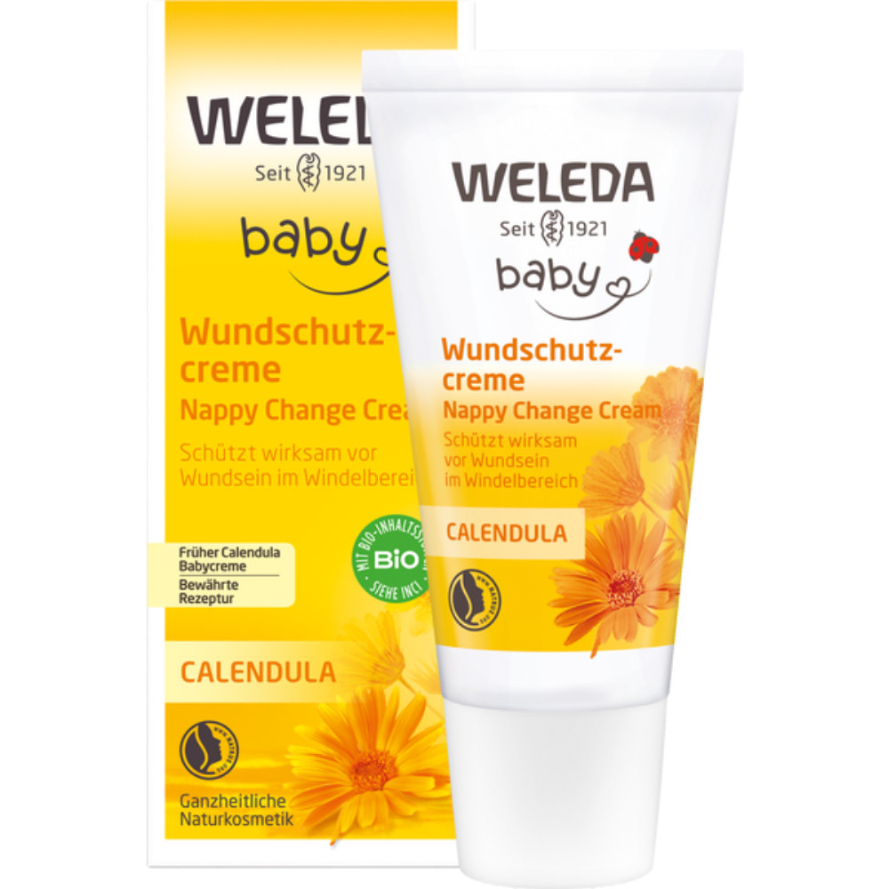 Crema cu galbenele pentru zona scutecului, 30 ml, Welleda