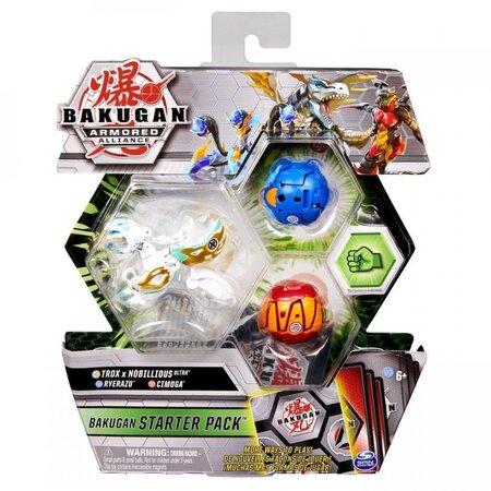 Pachet de start Sezonul 2, Ryerazu Cimoga si Trox Nobillious Ultra, Bakugan 504407