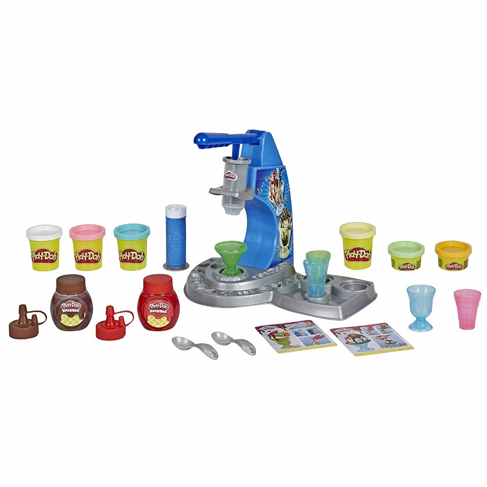 Set Plastilina Inghetata cu Topping, Play Doh