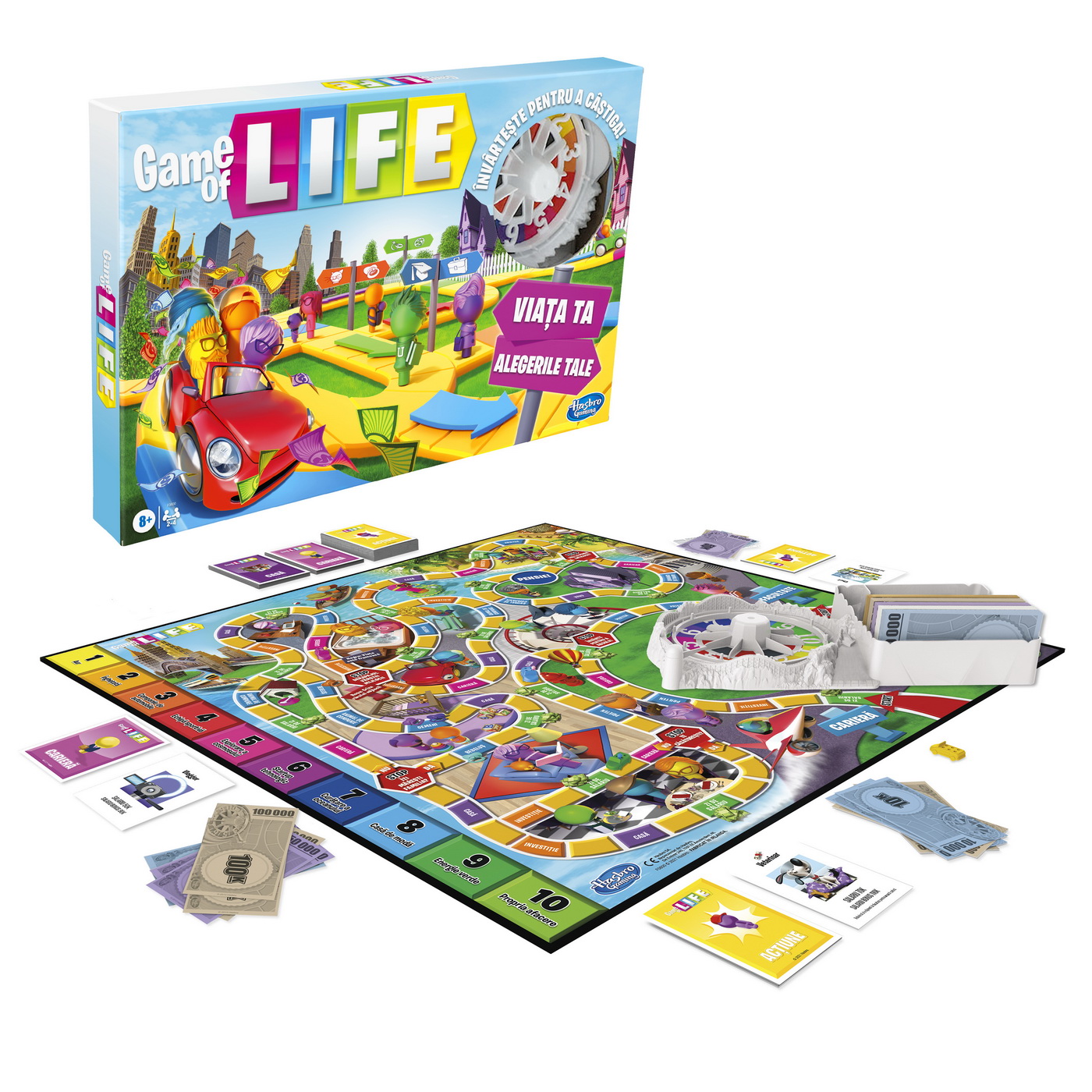 Joc Game of Life Clasic, +8 ani, Hasbro