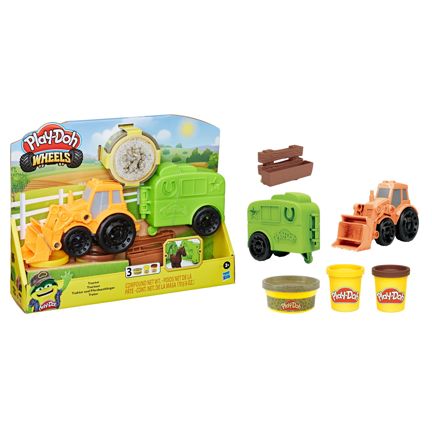 Set Plastilina Tractorul, Play Doh