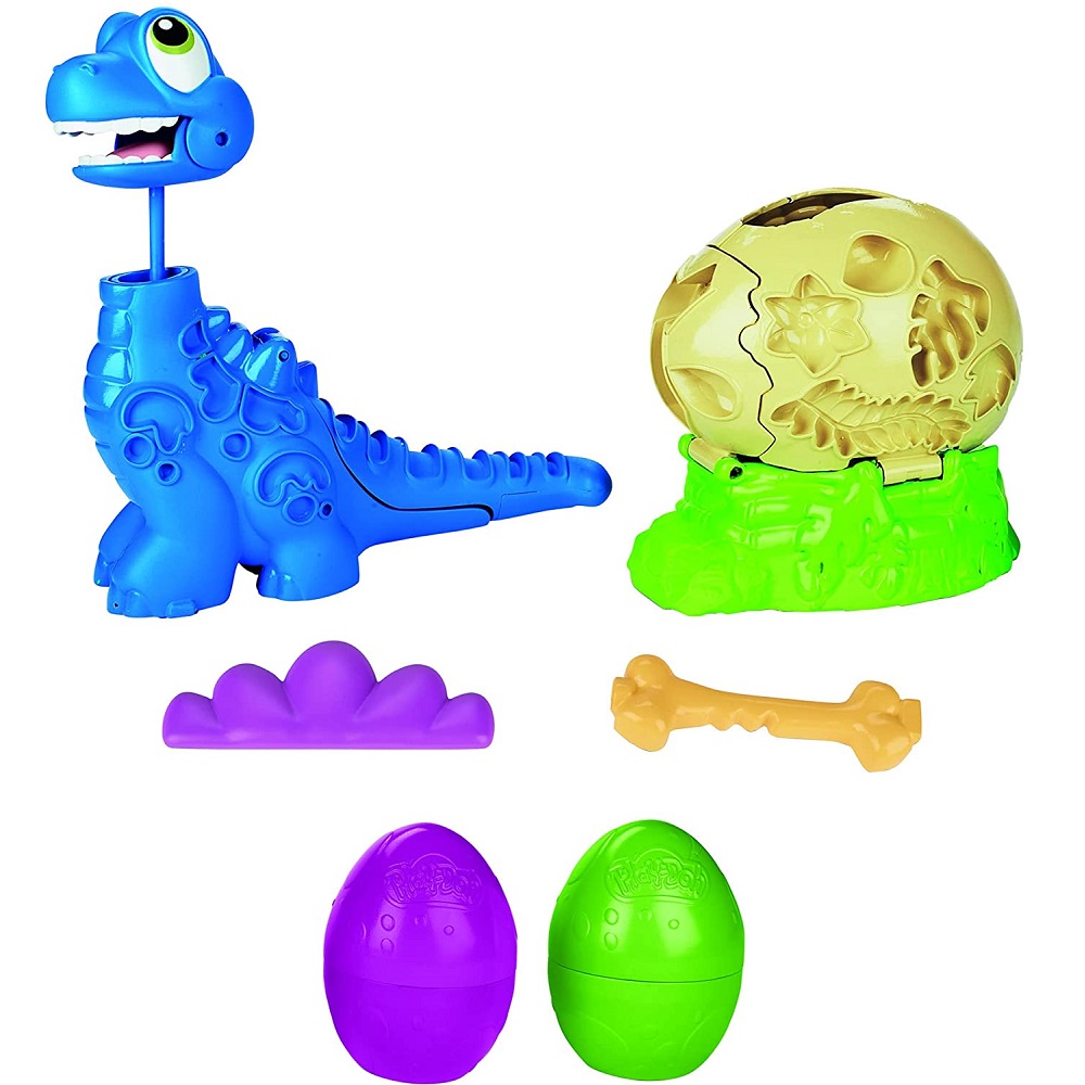 Jucarie Dinozaurul Bronto creste in inaltime, Play Doh