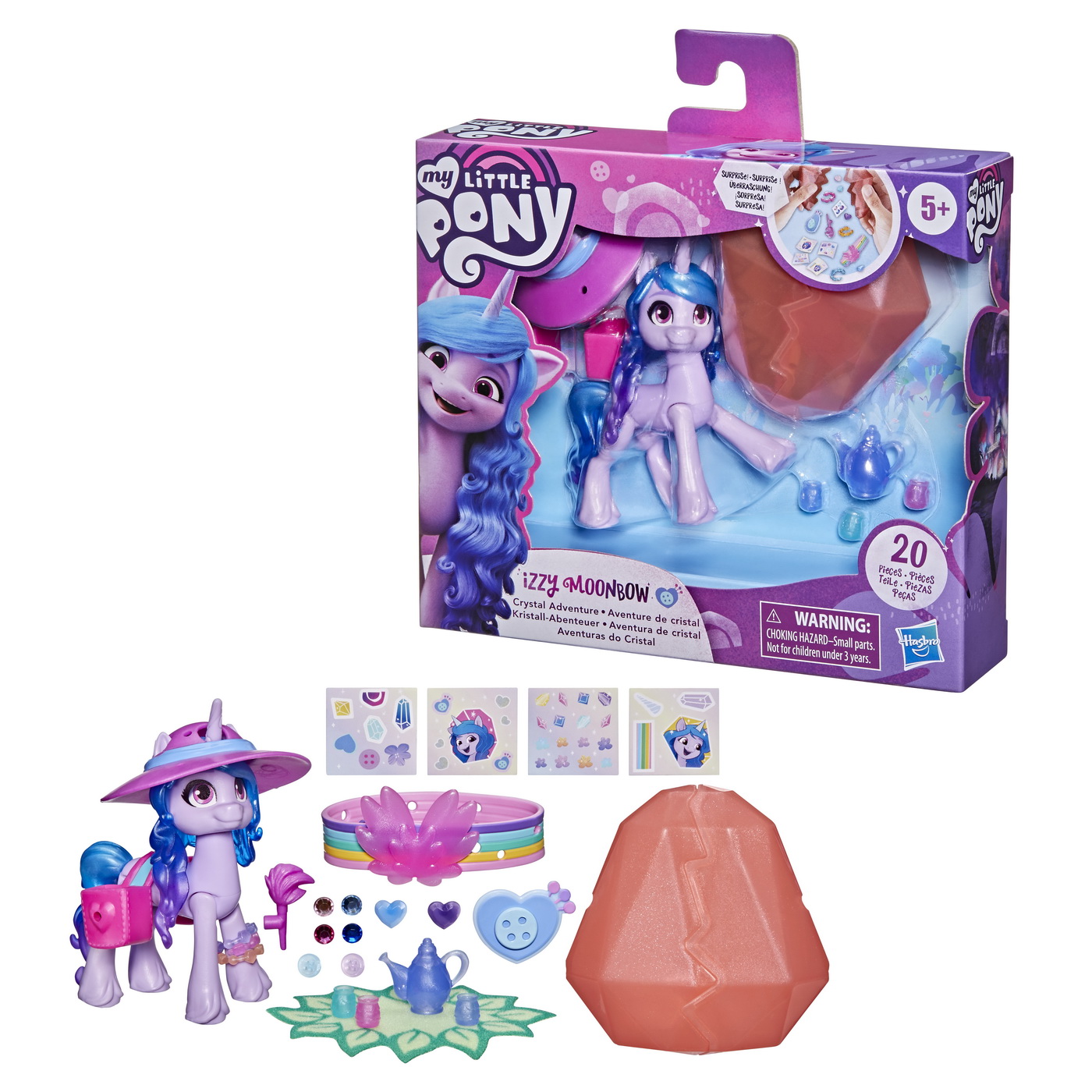 My Little Pony figurina Izzy Moonbow, Hasbro