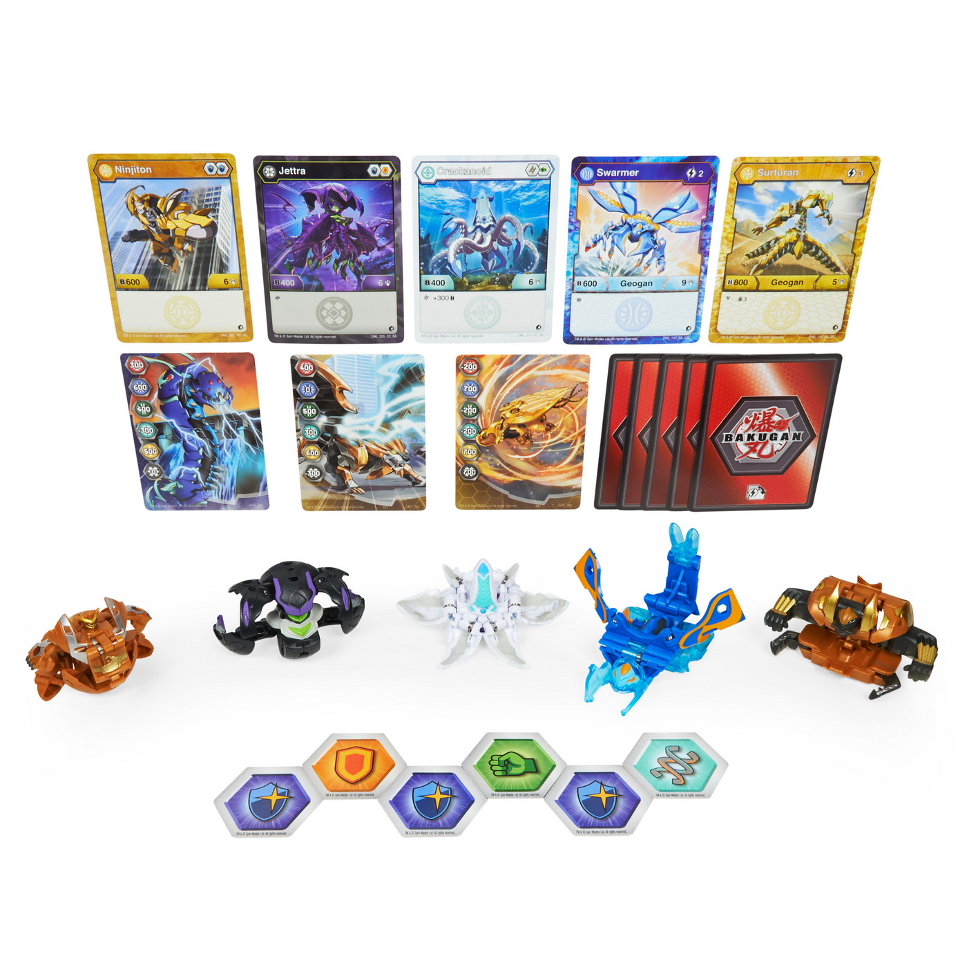 Set Geogan Brawler Sezonul 3, Surturan si Swarmer, Bakugan