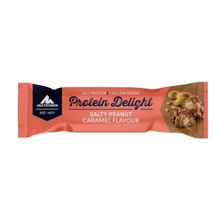 Baton proteic cu arahide si caramel sarat Protein Delight