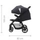 Carucior sport pentru copii B-Agile 4R, Black Shadow Black, Britax 504765