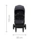 Carucior sport pentru copii B-Agile 4R, Black Shadow Black, Britax 504766