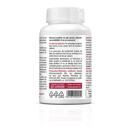 TMG 500 mg, 60 capsule, Zenyth 771814