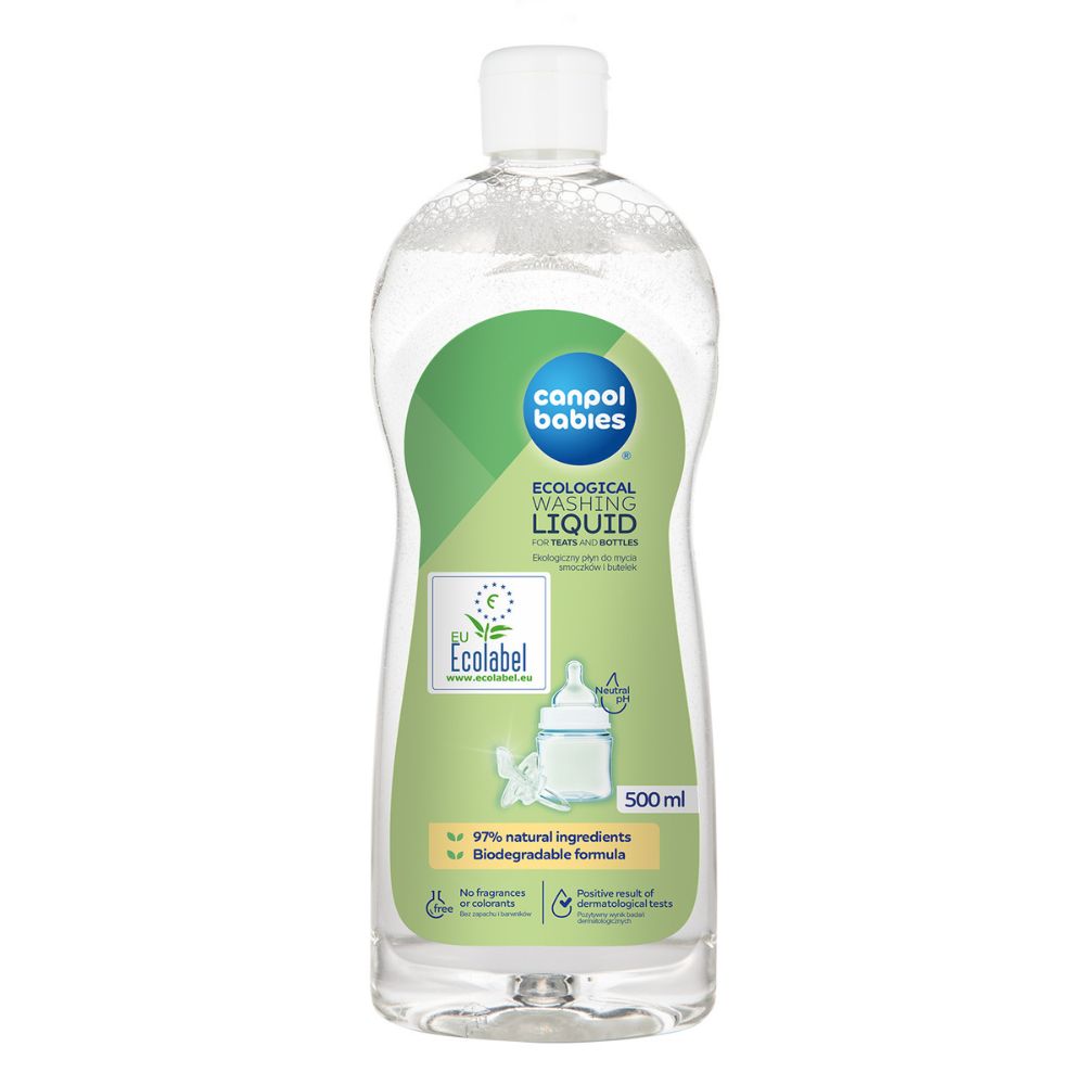 Detergent lichid hipoalergenic pentru biberoane si tetine, 500 ml, Canpol