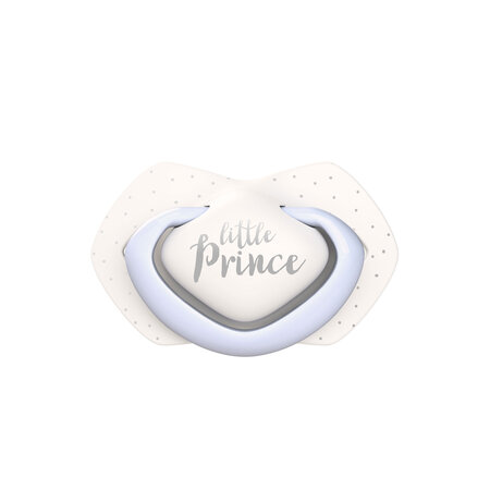 Suzeta simetrica din silicon Royal Baby, 0-6 luni, 2 bucati, Blue, Canpol Babies 504969