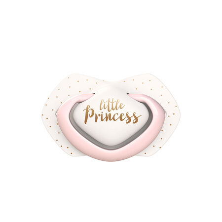 Suzeta simetrica din silicon Royal Baby, 0-6 luni, 2 bucati, Pink, Canpol Babies 504983