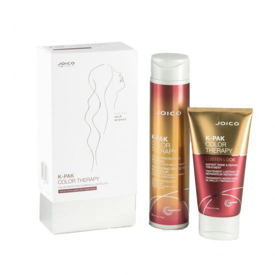 Oferta Pachet Xmas 2020 K-Pak Color Therapy Sampon 300 ml + Luster Lock 150 ml, Joico