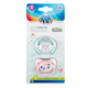 Suzeta orthodontica din silicon Animale exotice, 0-6 luni, 2 bucati, Pink, Canpol Babies 505129